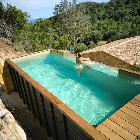 Bergerie Coasina Avec Piscine Et Vue Ventiseri